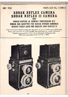 Kodak Reflex 2 manual. Camera Instructions.